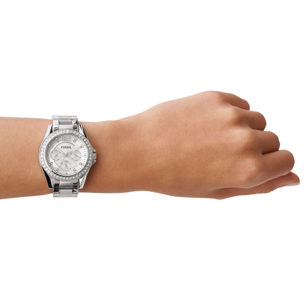 Fossil Riley 38mm Multifunction Stainless Steel Watch - ES3202 (3)