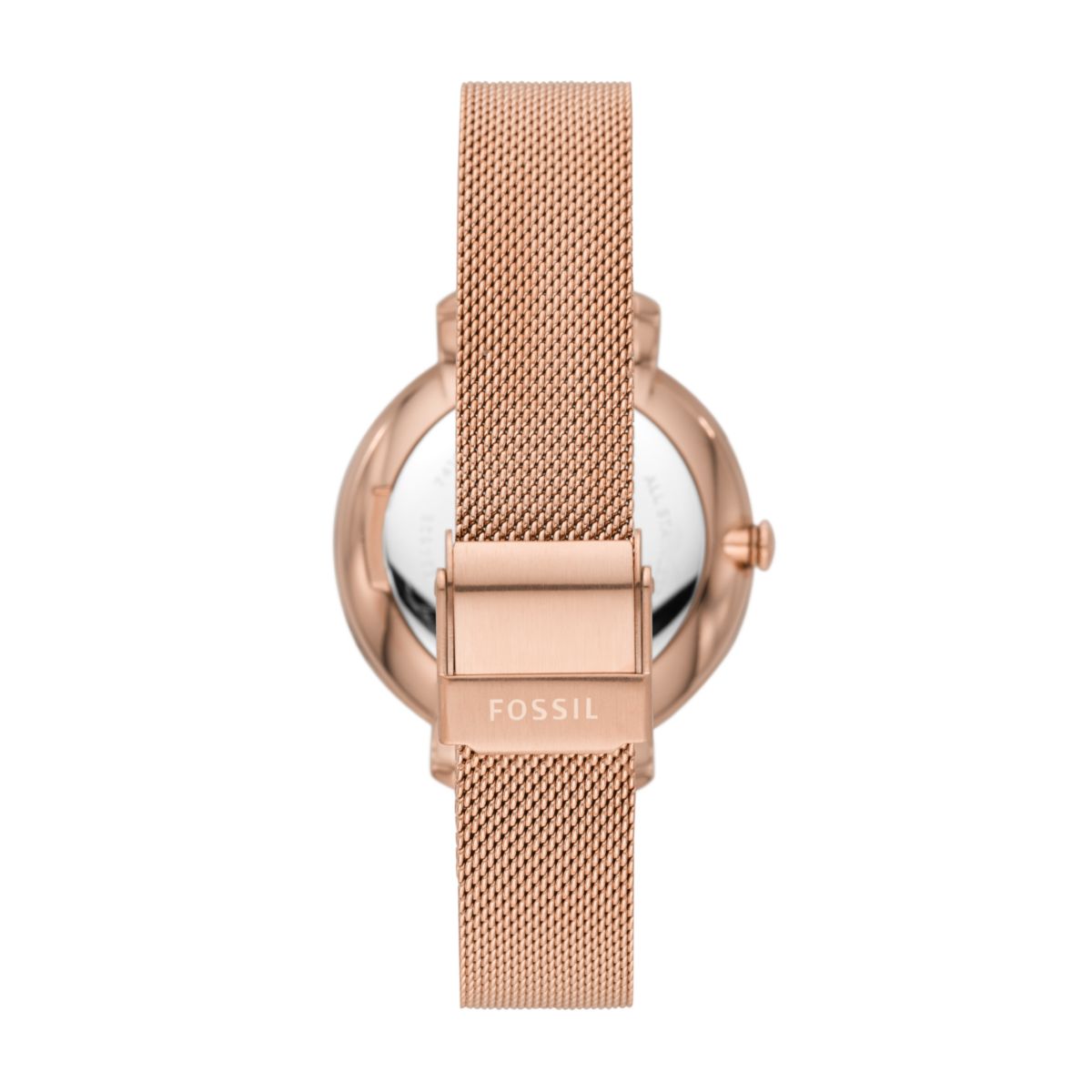 Fossil Jacqueline 36mm Three-Hand Date Rose Gold-Tone Stainless Steel Watch - ES4628 (1)