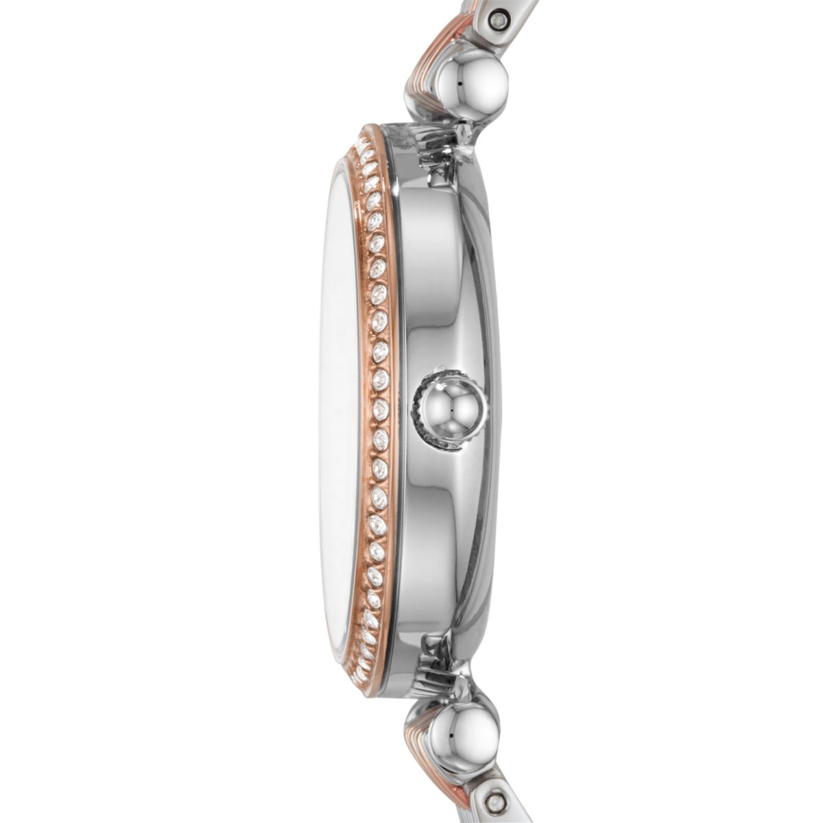 Fossil Carlie Mini 28mm Three-Hand Two-Tone Stainless Steel Watch - ES4649 (2)