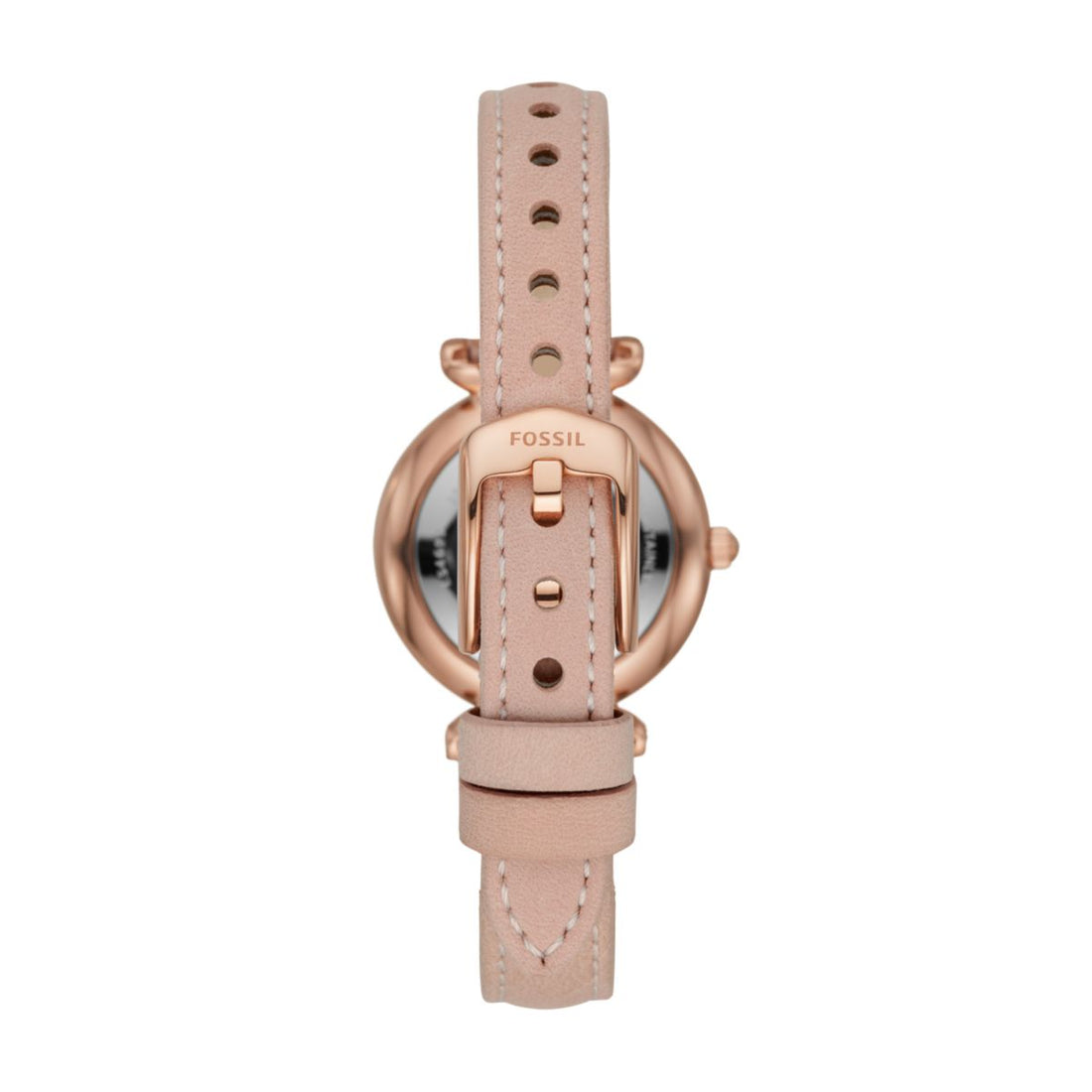 Fossil Carlie Mini 28mm Three-Hand Blush Leather Watch - ES4699