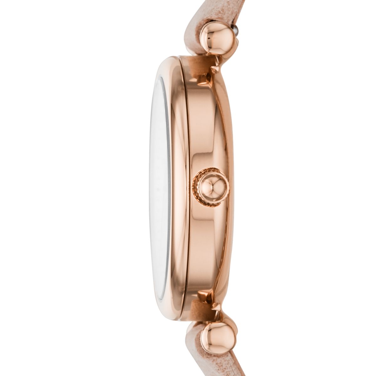 Fossil Carlie Mini 28mm Three-Hand Blush Leather Watch - ES4699 (2)