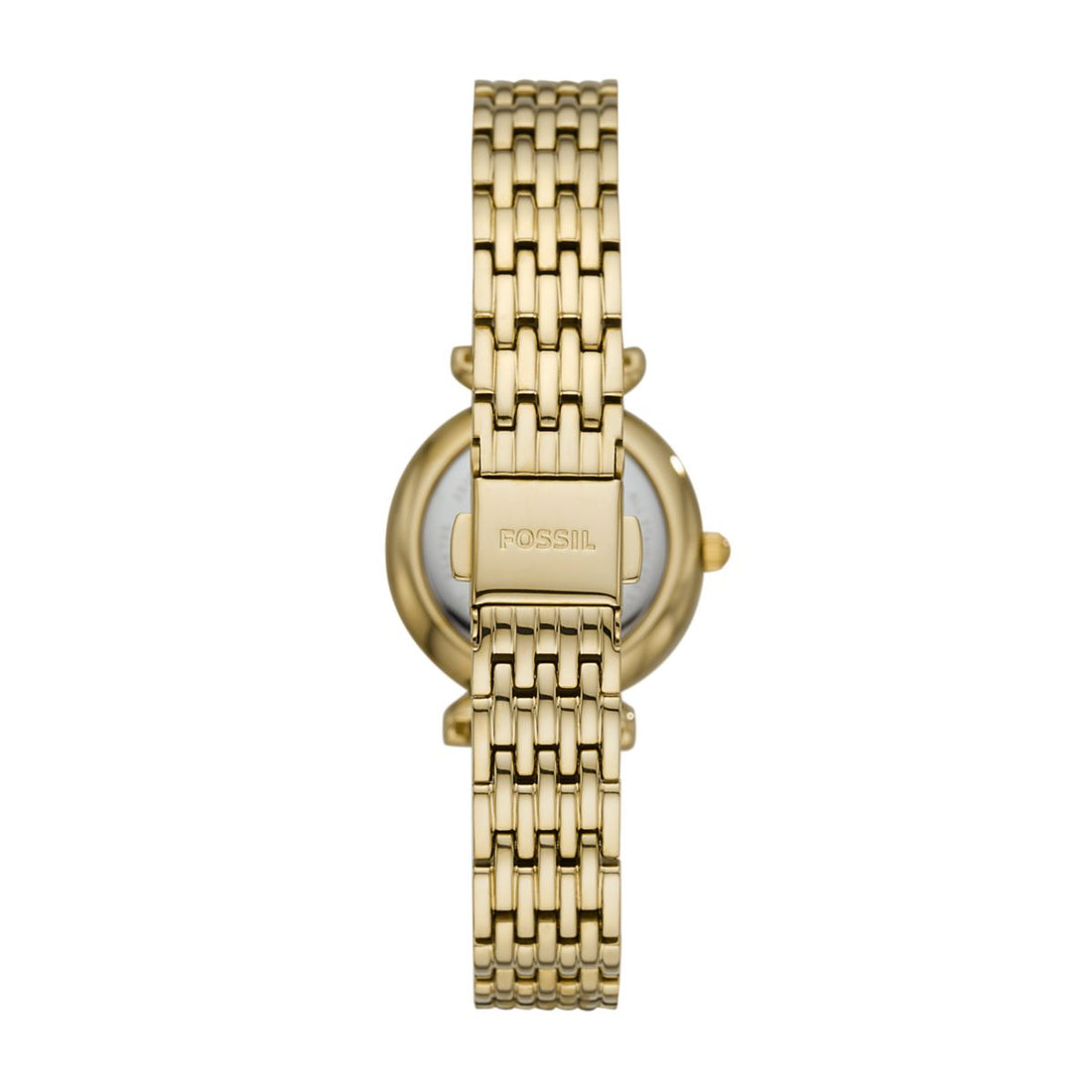 Fossil Carlie Mini 28mm Three-Hand Gold-Tone Stainless Steel Watch - ES4735