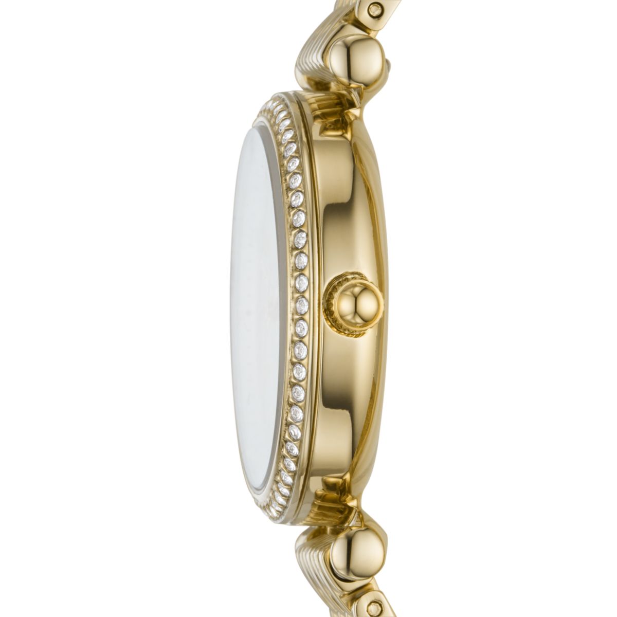 Fossil Carlie Mini 28mm Three-Hand Gold-Tone Stainless Steel Watch - ES4735 (2)