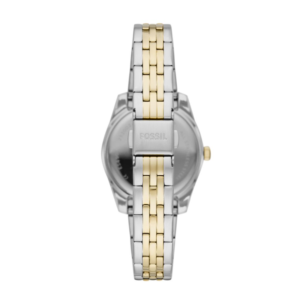 Fossil Scarlette 33mm Three-Hand Date Two-Tone Stainless Steel Watch - ES4949 (1)