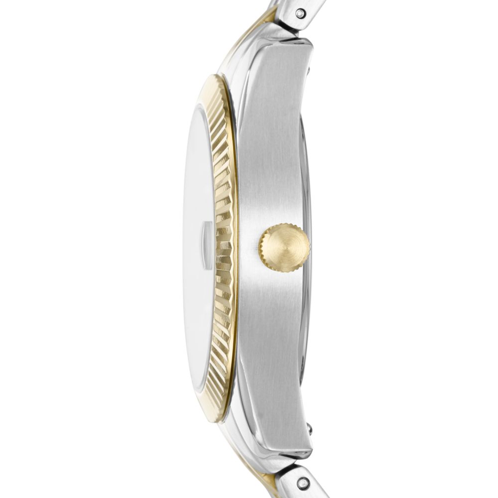 Fossil Scarlette 33mm Three-Hand Date Two-Tone Stainless Steel Watch - ES4949 (2)
