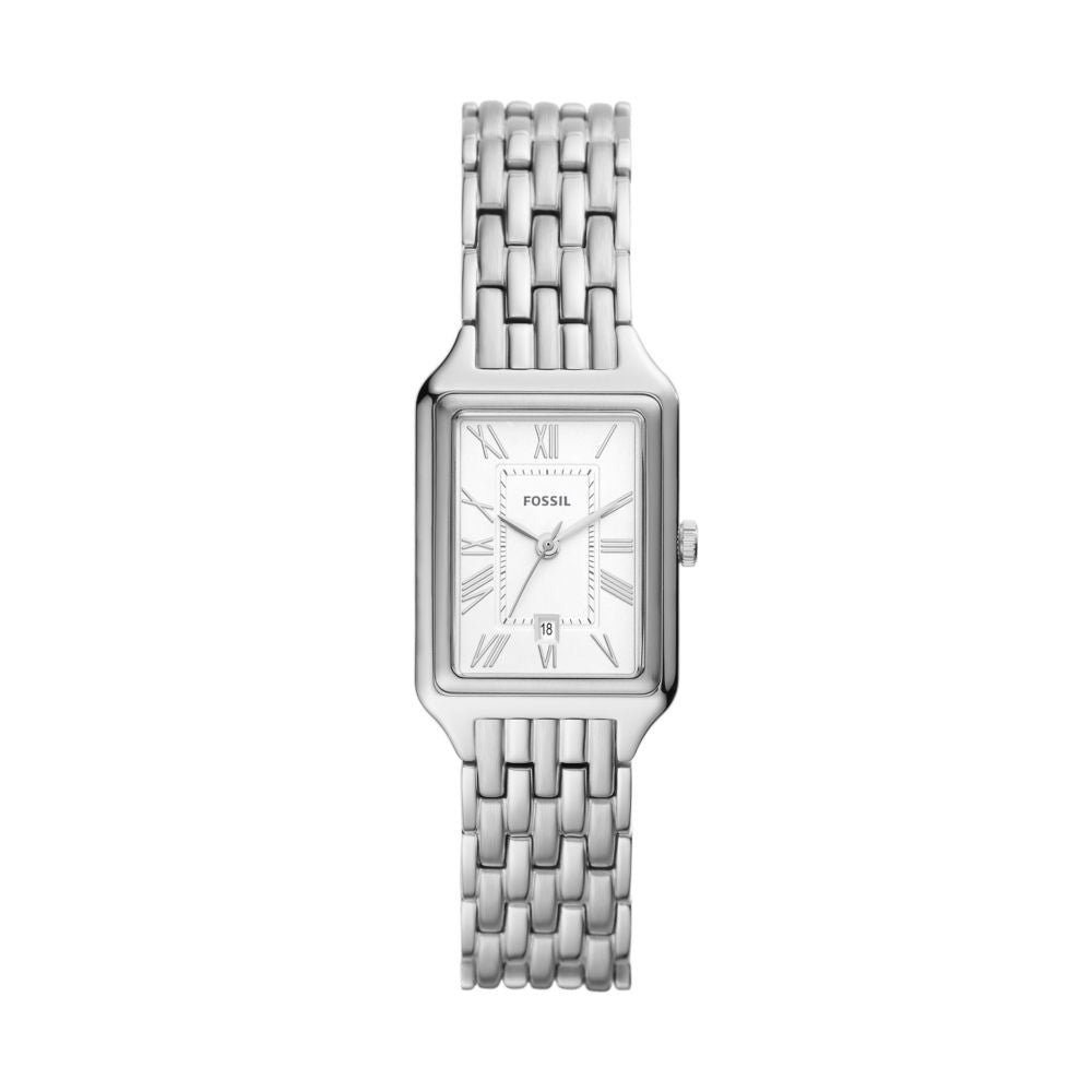 Fossil Raquel 23mm Three-Hand Date Stainless Steel Watch - ES5221