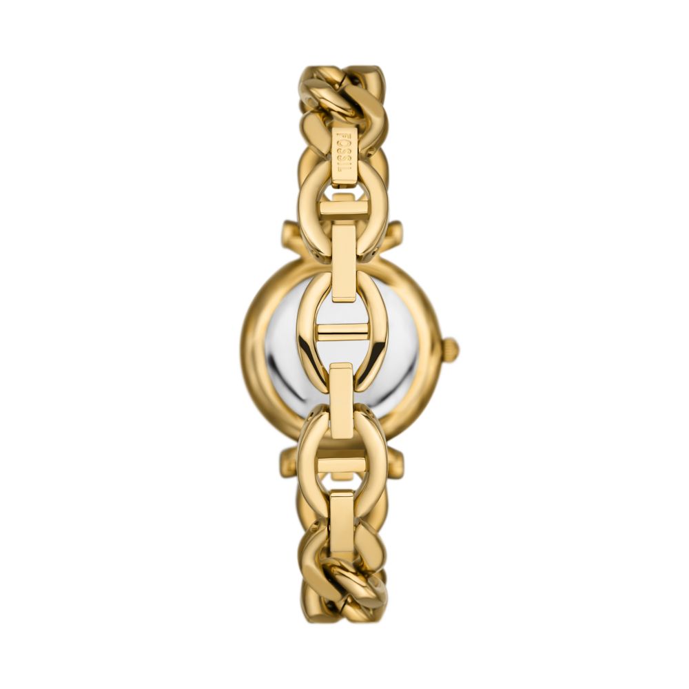 Fossil Carlie Mini 28mm Three-Hand Gold-Tone Stainless Steel Watch - ES5329 (2)