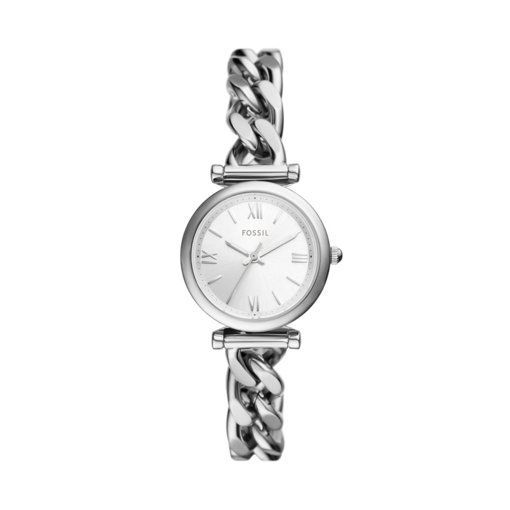Fossil Carlie Mini 28mm Three-Hand Stainless Steel Watch - ES5331