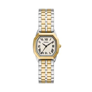 Fossil Harlow 27mm Three-Hand Two-Tone Stainless Steel Watch - ES5362
