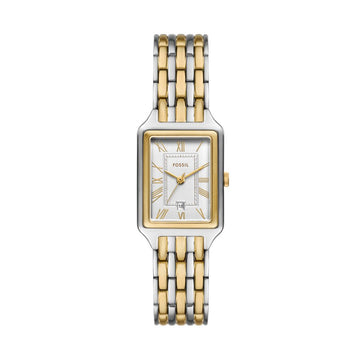 Fossil Raquel 23mm Three-Hand Date Two-Tone Stainless Steel Watch - ES5368