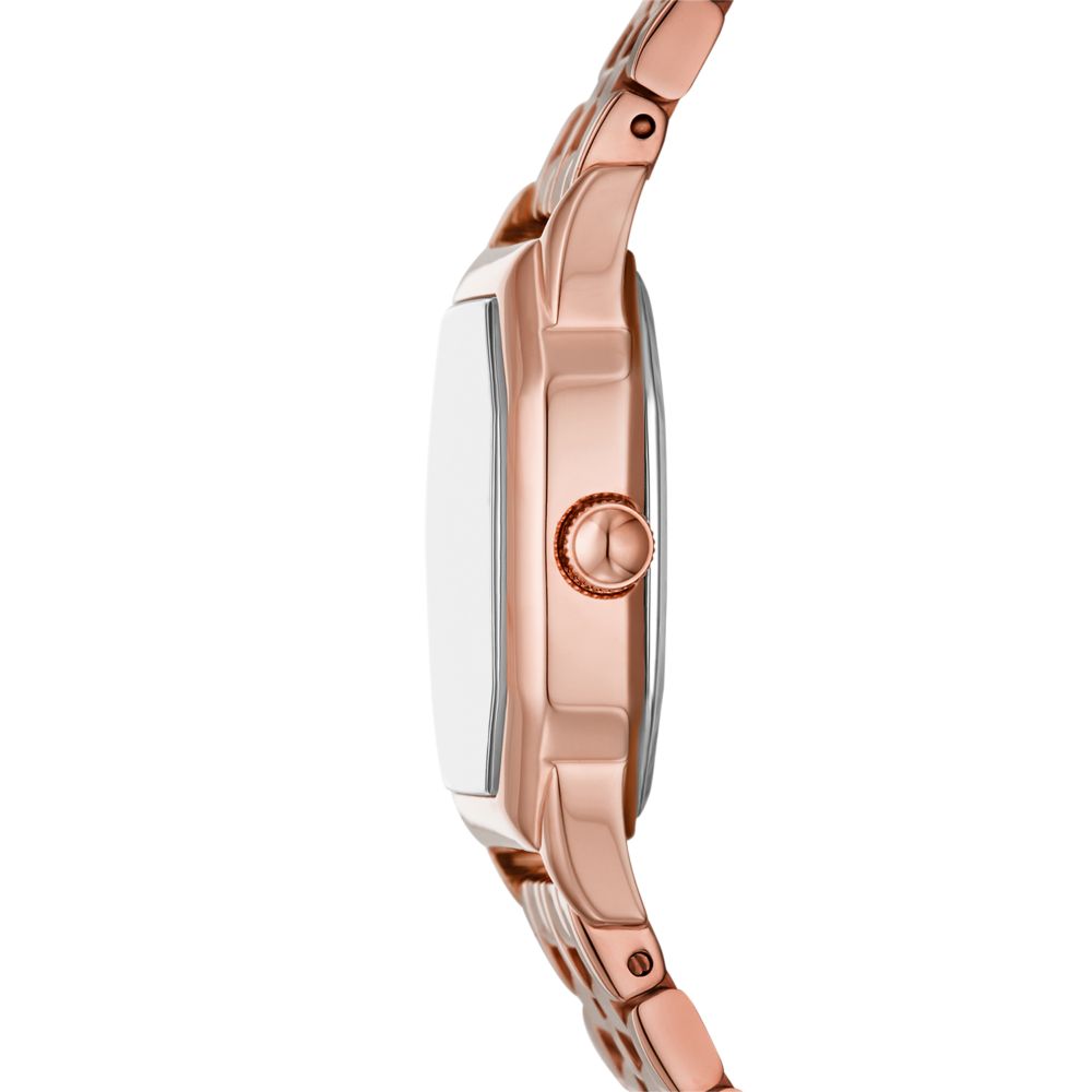 Fossil Harlow 27mm Three-Hand Rose Gold-Tone Stainless Steel Watch - ES5386 (1)