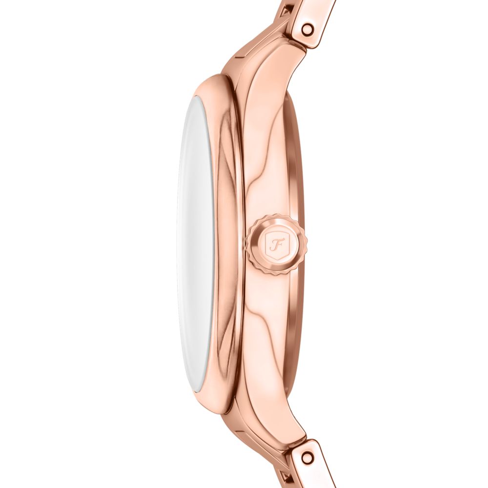 Fossil Gilmore 28mm Three-Hand Rose Gold-Tone Stainless Steel Watch - ES5420
