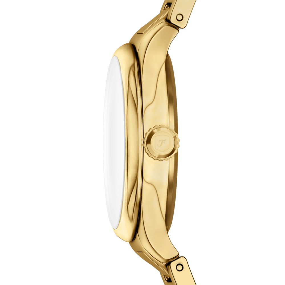 Fossil Gilmore 28mm Three-Hand Gold-Tone Stainless Steel Watch - ES5421