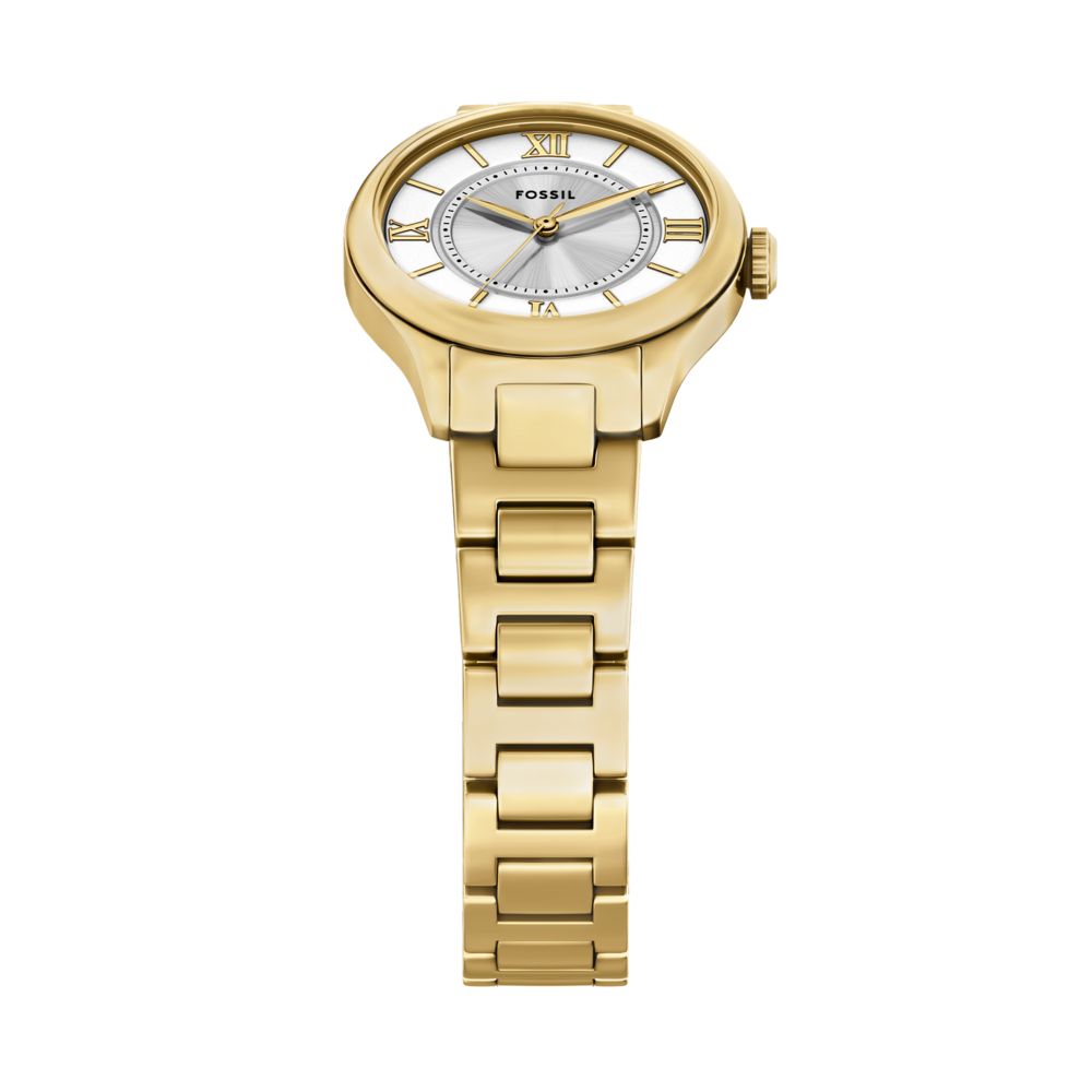 Fossil Gilmore 28mm Three-Hand Gold-Tone Stainless Steel Watch - ES5421 (3)