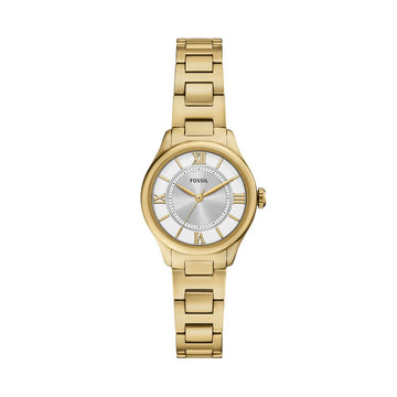 Fossil Gilmore 28mm Three-Hand Gold-Tone Stainless Steel Watch - ES5421