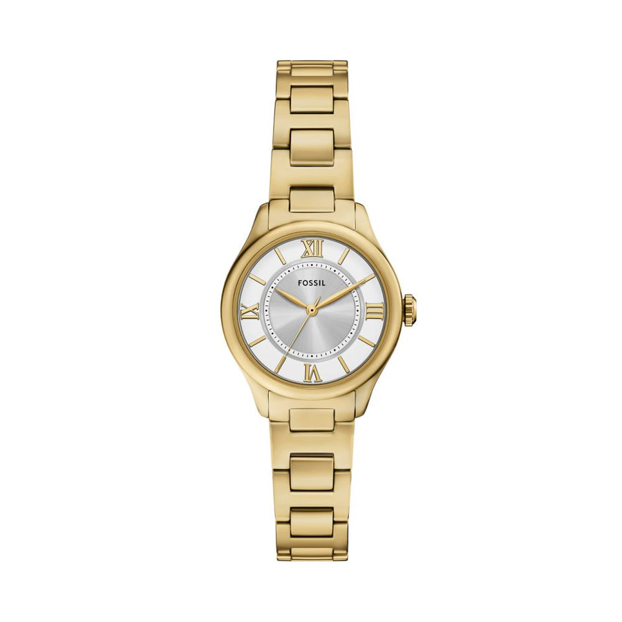 Fossil Gilmore 28mm Three-Hand Gold-Tone Stainless Steel Watch - ES5421