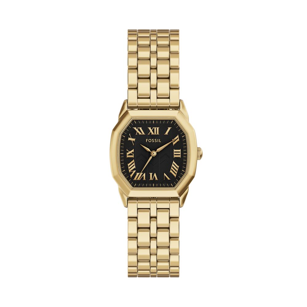 Fossil Harlow 27mm Three-Hand Gold-Tone Stainless Steel Watch - ES5433