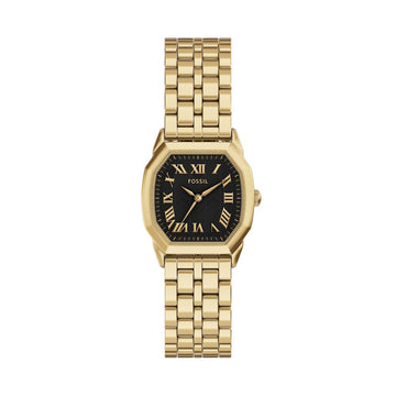 Fossil Harlow 27mm Three-Hand Gold-Tone Stainless Steel Watch - ES5433