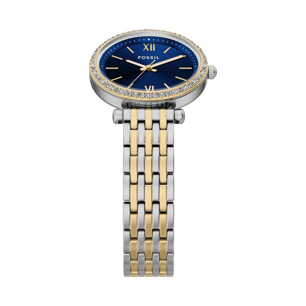 Fossil Carlie Mini 28mm Three-Hand Two-Tone Stainless Steel Watch - ES5438 (5)