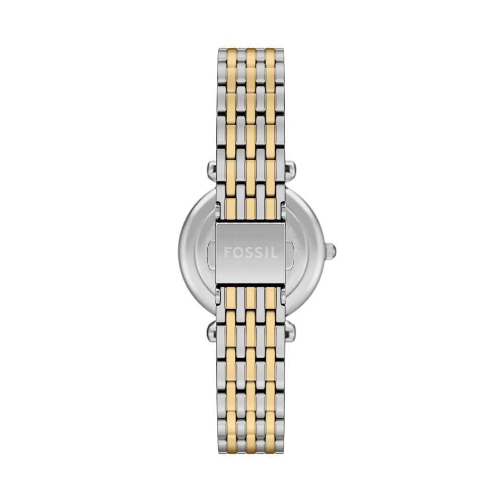 Fossil Carlie Mini 28mm Three-Hand Two-Tone Stainless Steel Watch - ES5439 (2)
