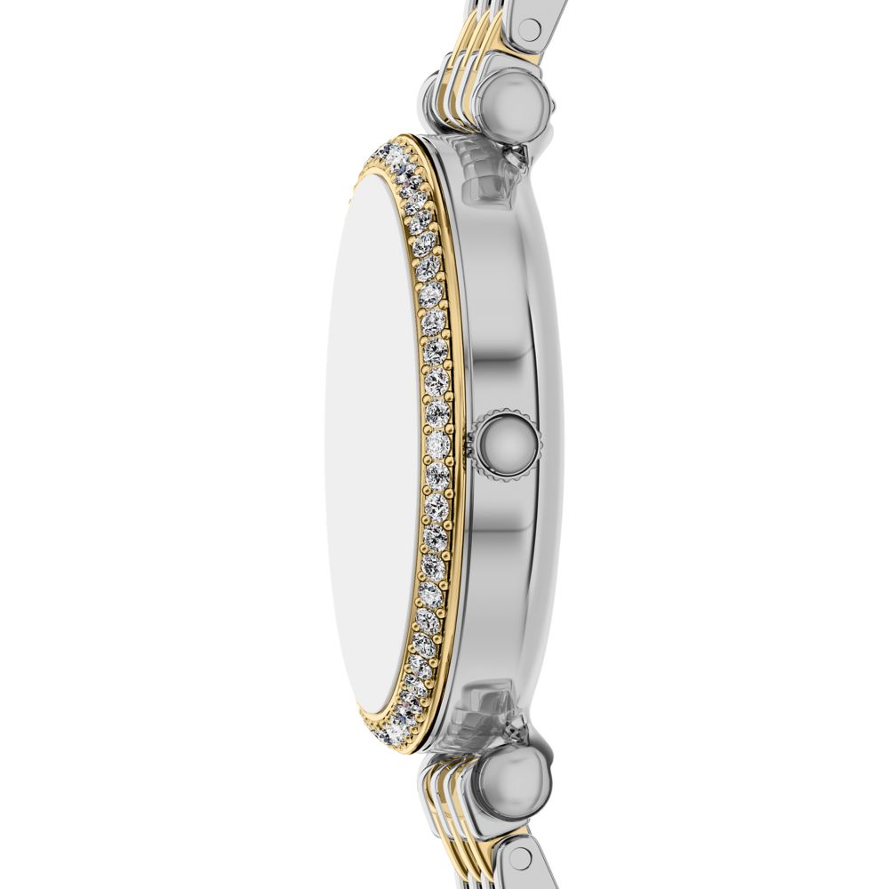 Fossil Carlie Mini 28mm Three-Hand Two-Tone Stainless Steel Watch - ES5439