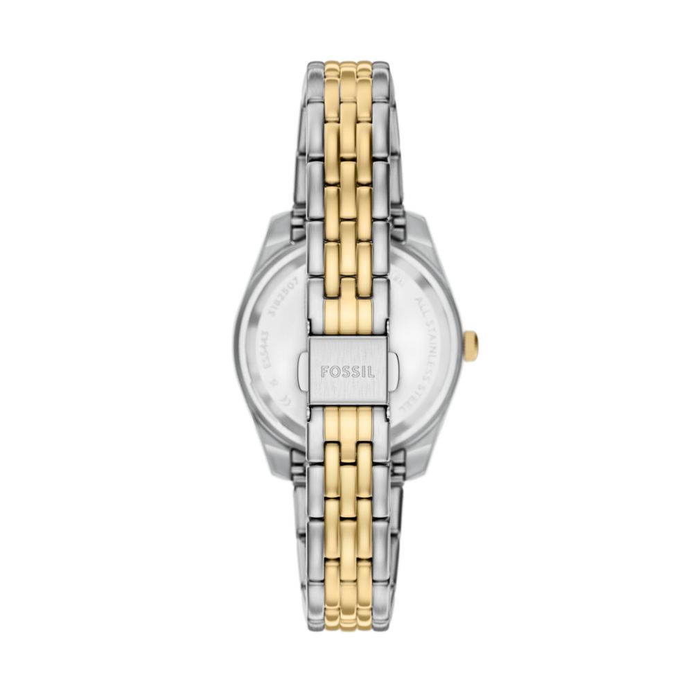 Fossil Scarlette 33mm Three-Hand Two-Tone Stainless Steel Watch - ES5443 (2)