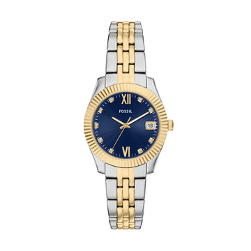 Fossil Scarlette 33mm Three-Hand Two-Tone Stainless Steel Watch - ES5443
