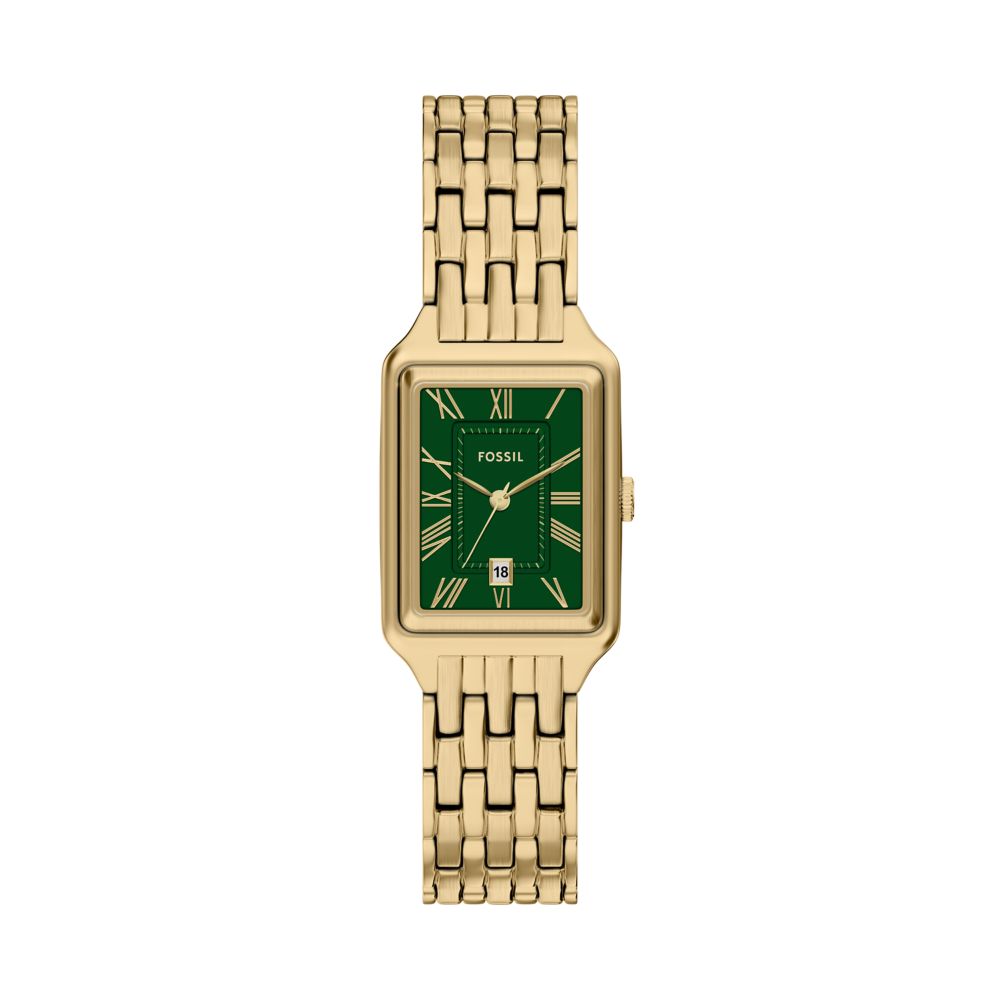 Fossil Raquel 23mm Three-Hand Gold-Tone Stainless Steel Watch - ES5452