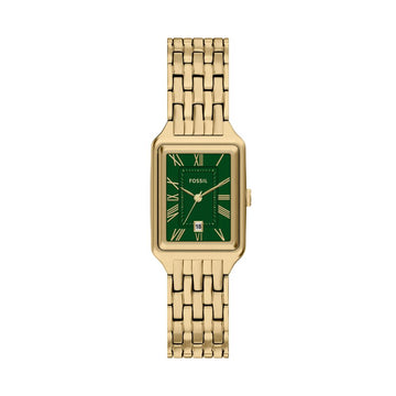Fossil Raquel 23mm Three-Hand Gold-Tone Stainless Steel Watch - ES5452