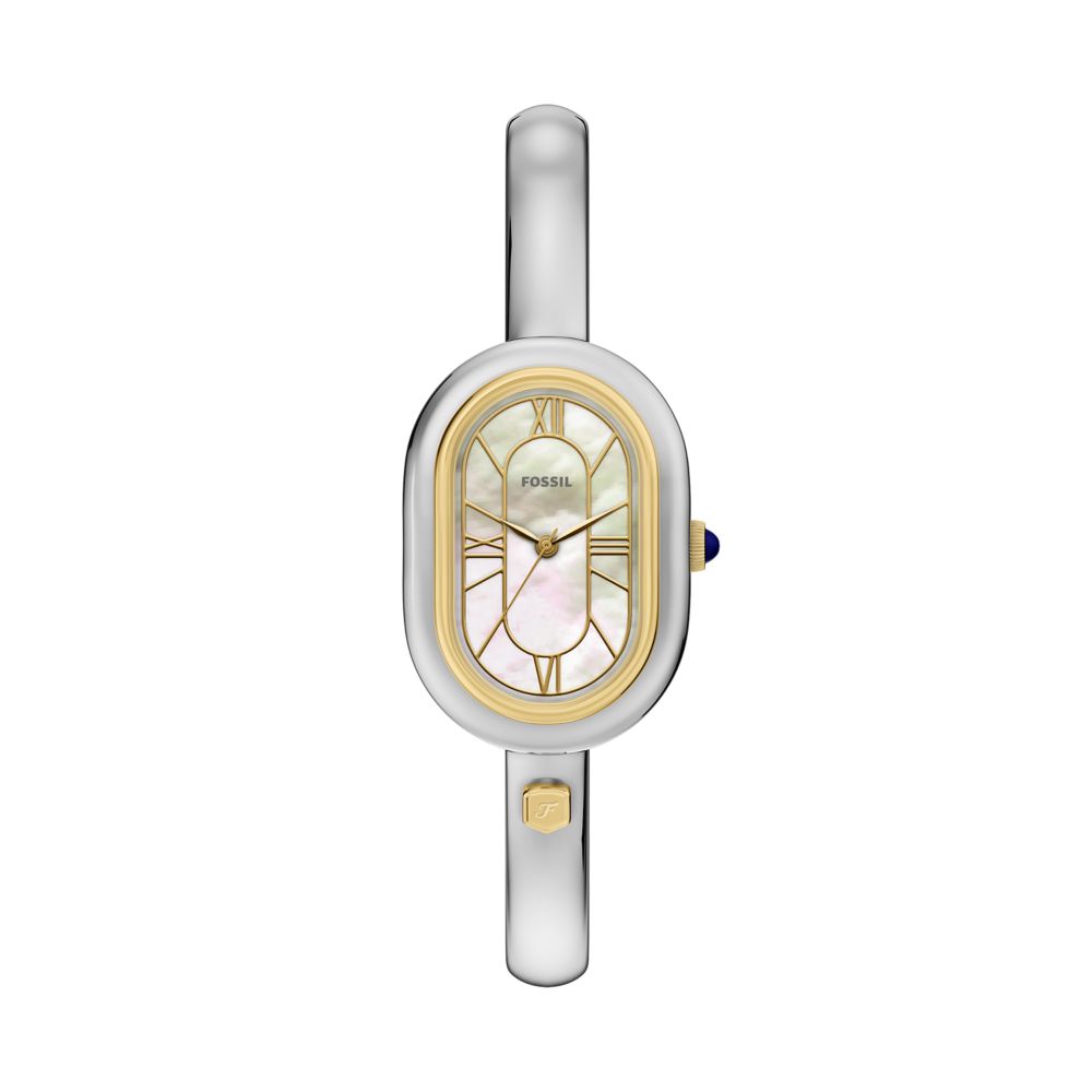 Fossil Sloan 25mm Three-Hand Stainless Steel Watch Bangle - ES5455