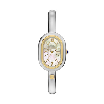 Fossil Sloan 25mm Three-Hand Stainless Steel Watch Bangle - ES5455
