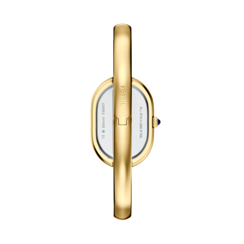 Fossil Sloan 25mm Three-Hand Gold-Tone Stainless Steel Watch Bangle - ES5456 (2)