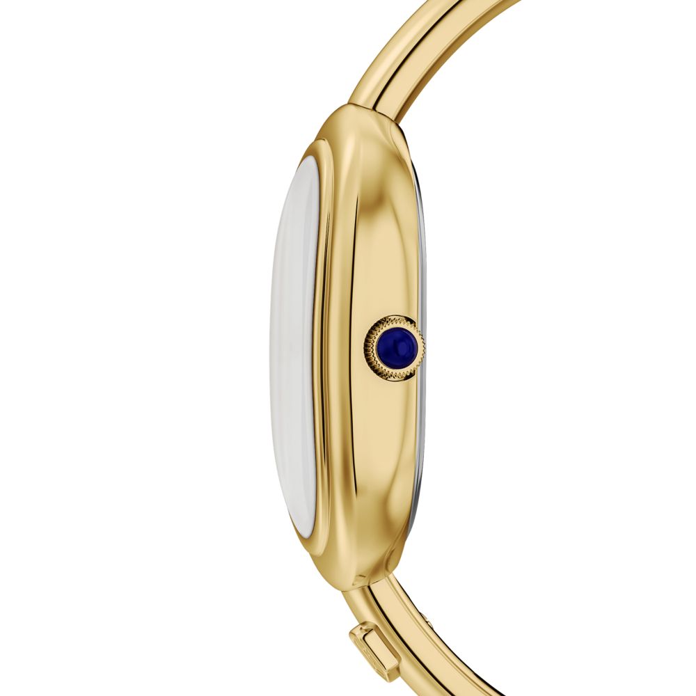 Fossil Sloan 25mm Three-Hand Gold-Tone Stainless Steel Watch Bangle - ES5456 (1)