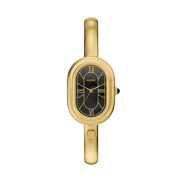 Fossil Sloan 25mm Three-Hand Gold-Tone Stainless Steel Watch Bangle - ES5456