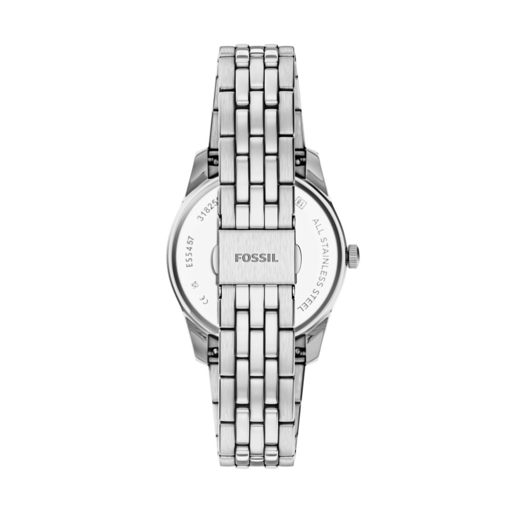 Fossil Scarlette 34mm Three-Hand Day-Date Stainless Steel Watch - ES5457 (2)