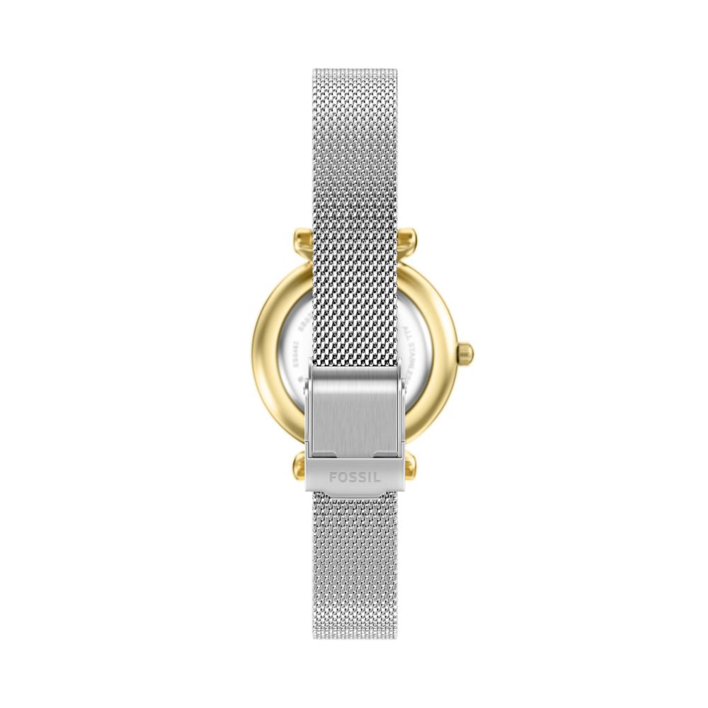 Fossil Carlie Mini 28mm Three-Hand Stainless Steel Watch - ES5463 (2)