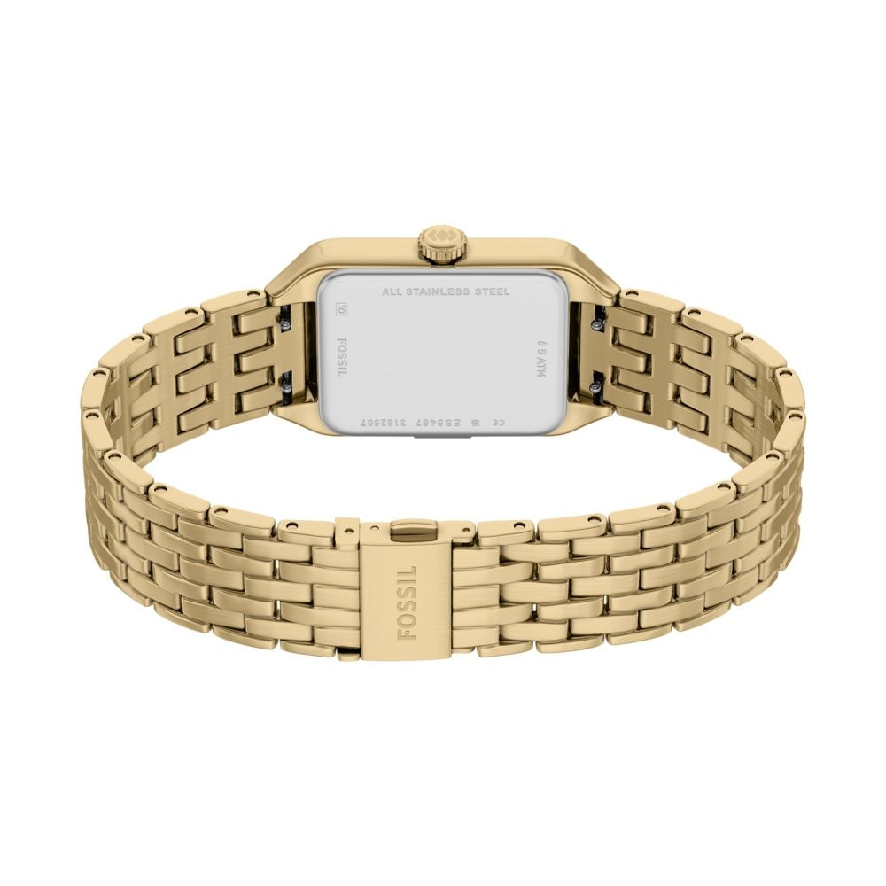 Fossil Raquel Mini 18mm Three-Hand Gold-Tone Stainless Steel Watch - ES5467 (4)