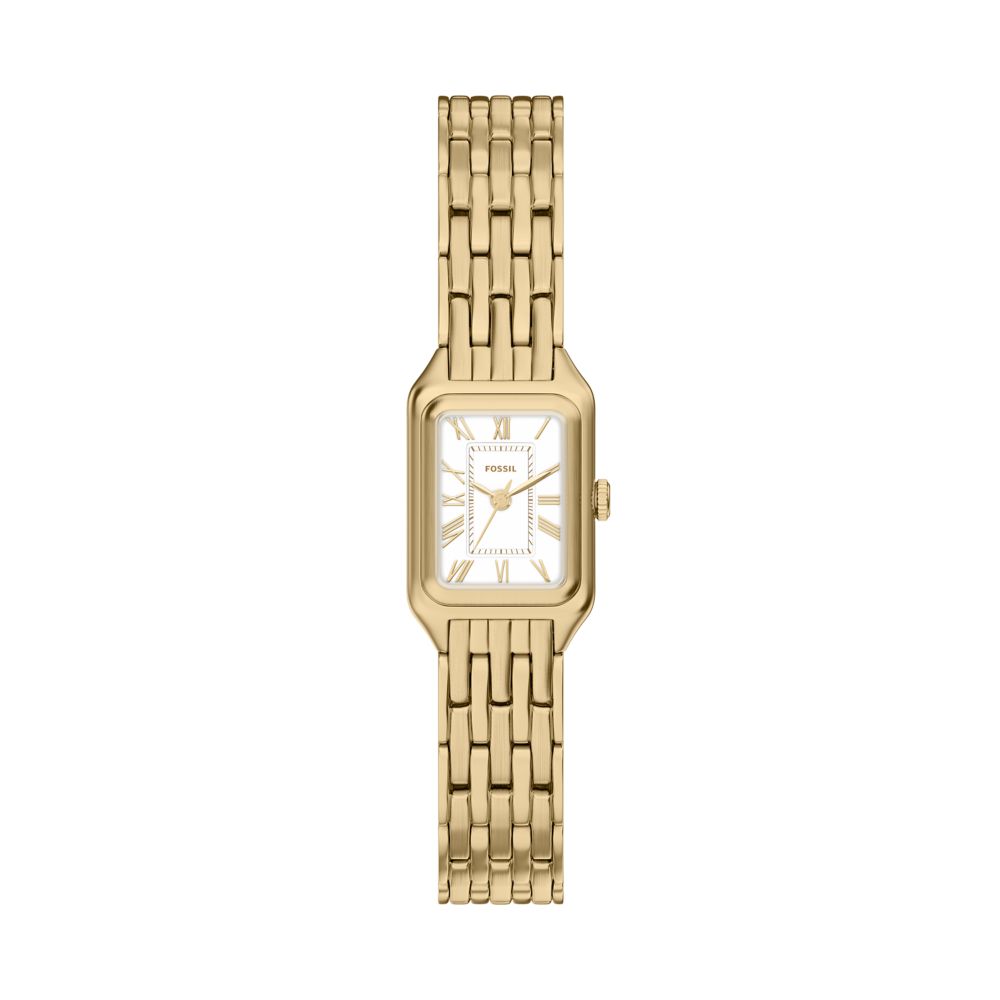 Fossil Raquel Mini 18mm Three-Hand Gold-Tone Stainless Steel Watch - ES5467