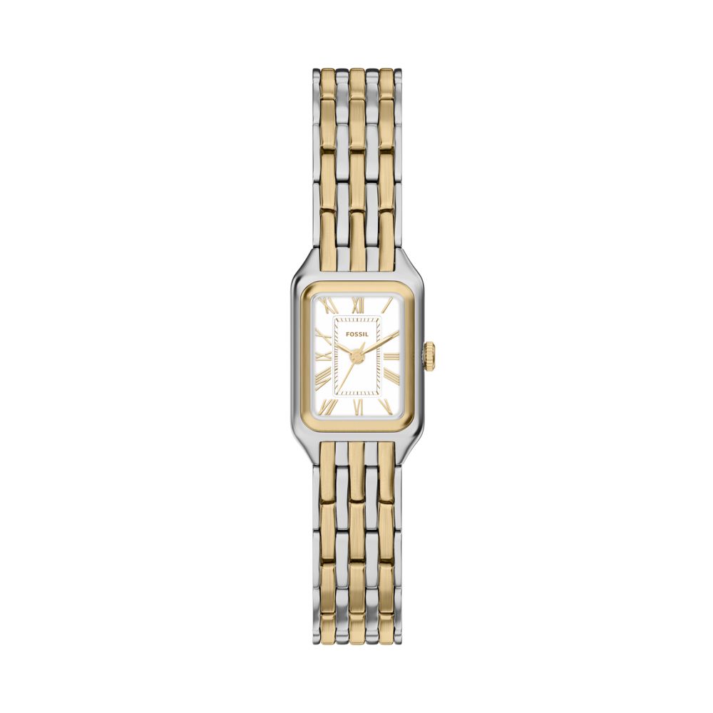 Fossil Raquel Mini 18mm Three-Hand Two-Tone Stainless Steel Watch - ES5468