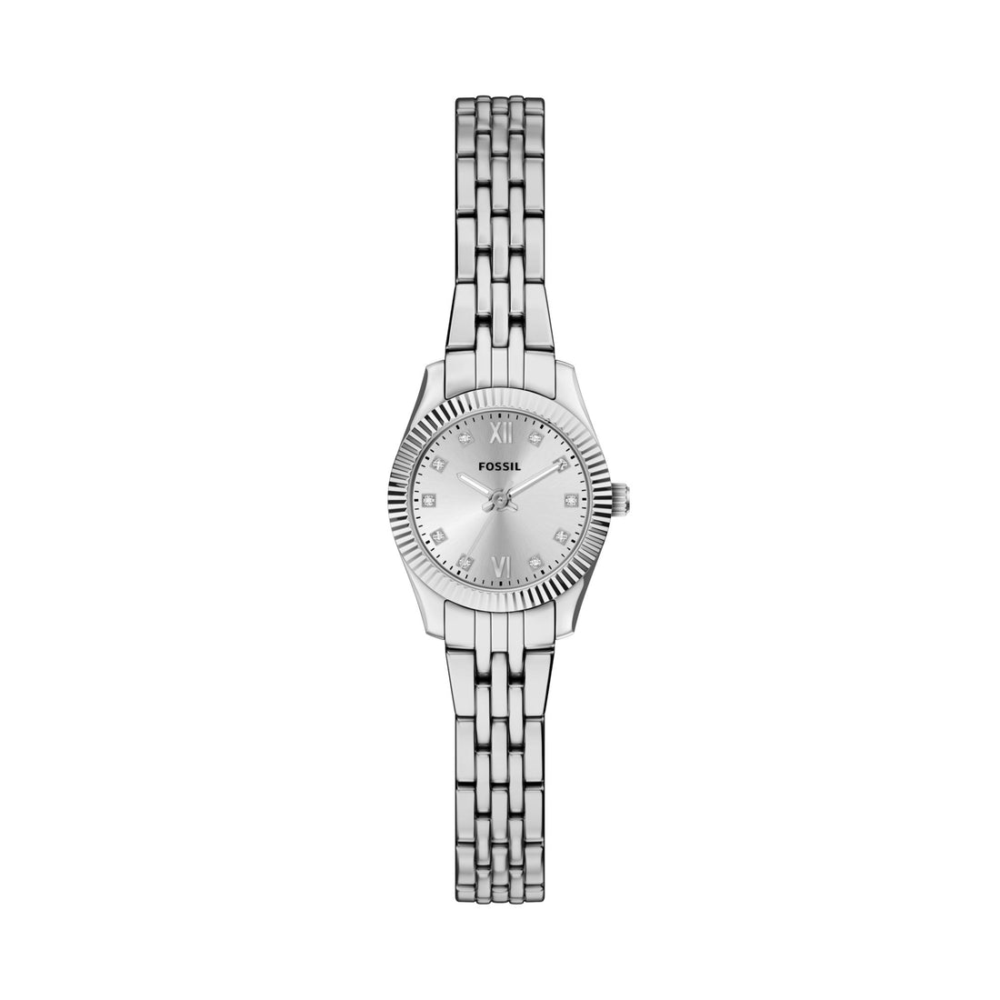 Fossil Scarlette Mini 20mm Three-Hand Stainless Steel Watch - ES5475