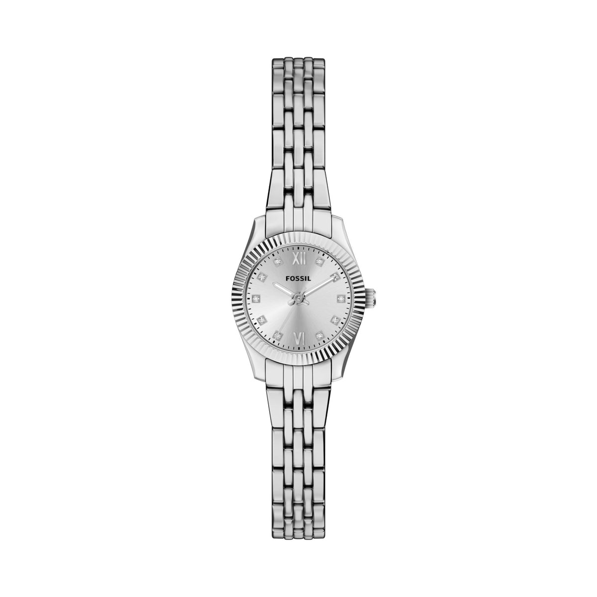 Fossil Scarlette Mini 20mm Three-Hand Stainless Steel Watch - ES5475