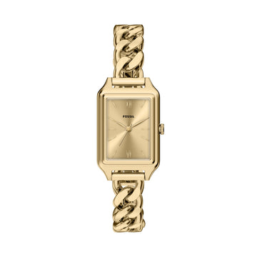Fossil Raquel 23mm Three-Hand Gold-Tone Stainless Steel Watch - ES5478