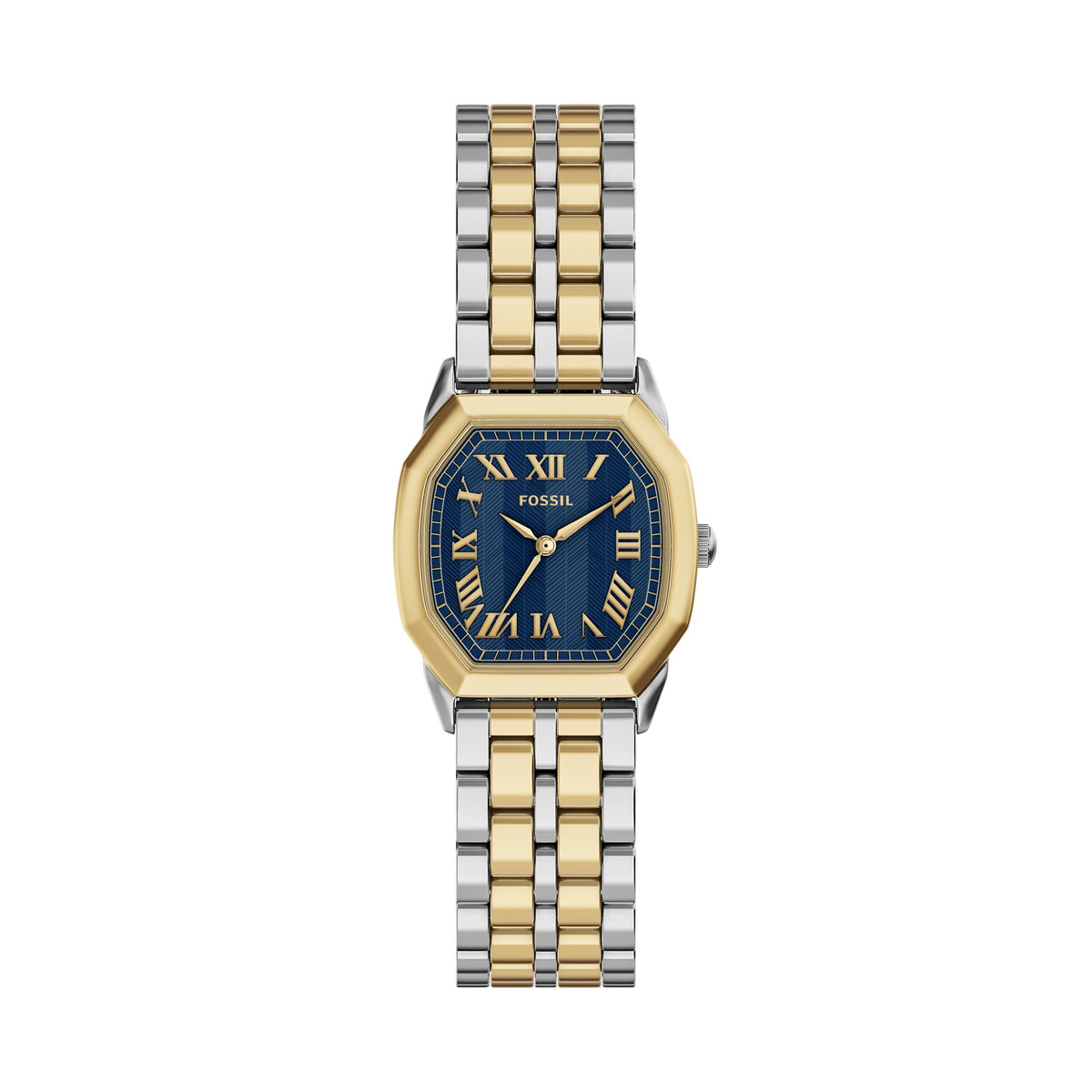 Fossil Harlow 27mm Three-Hand Two-Tone Stainless Steel Watch - ES5480