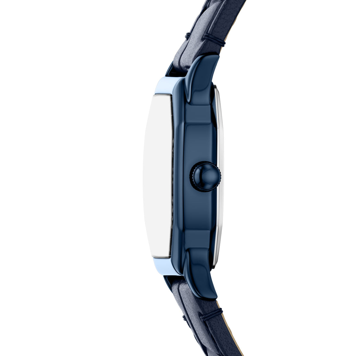 Fossil Harlow 27mm Three-Hand Navy Leather Watch - ES5481 (1)