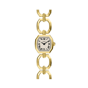 Fossil Harlow Mini 20mm Two-Hand Gold-Tone Stainless Steel Watch - ES5483