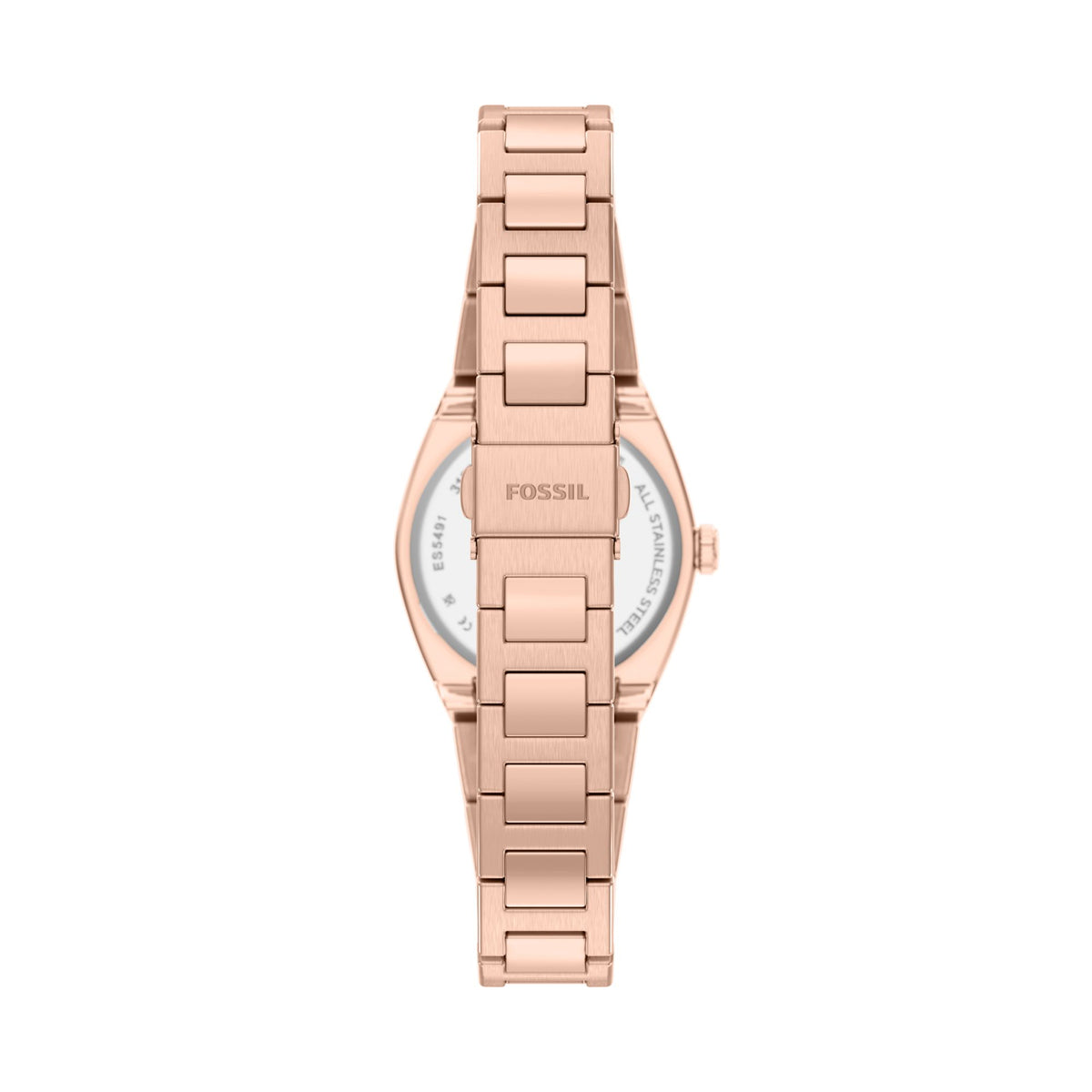 Fossil Women's Everett Three-Hand Rose Gold-Tone Stainless Steel Watch -  ES5491 (2)