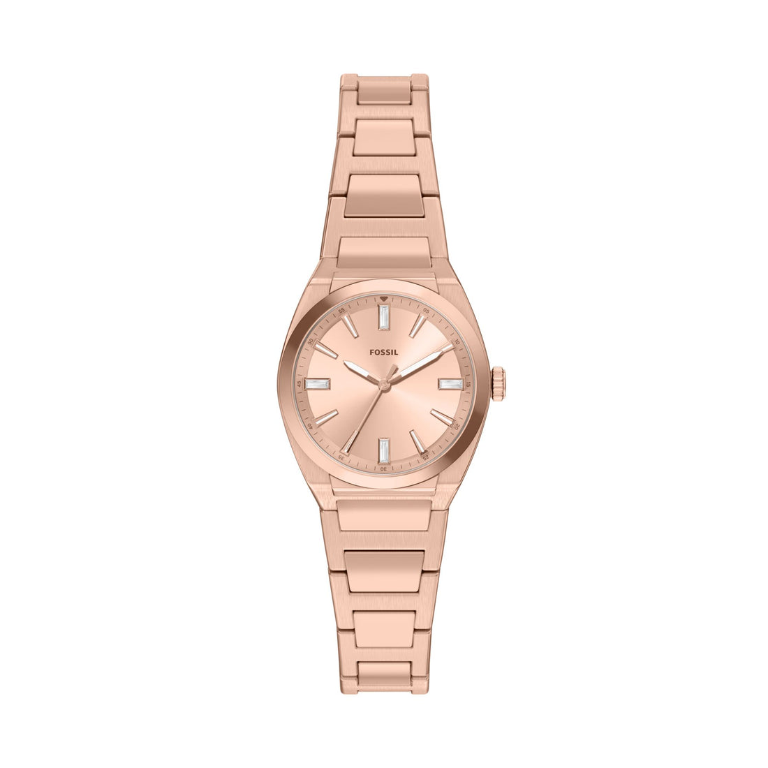 Fossil Women's Everett Three-Hand Rose Gold-Tone Stainless Steel Watch -  ES5491