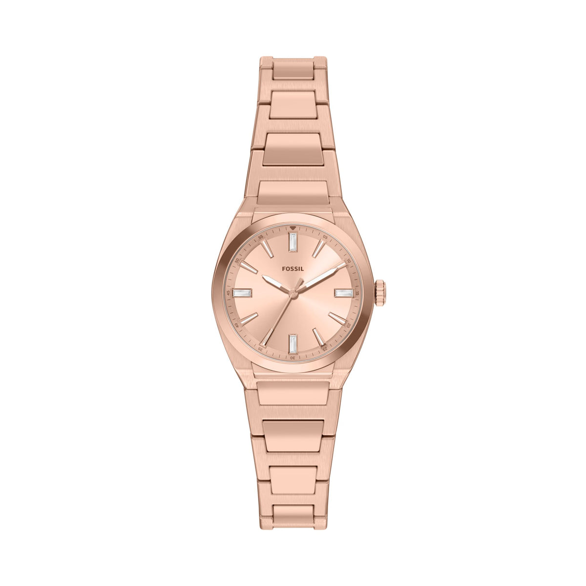 Fossil Women's Everett Three-Hand Rose Gold-Tone Stainless Steel Watch -  ES5491