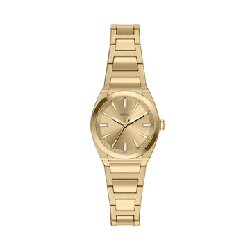 Fossil Women's Everett Three-Hand Gold-Tone Stainless Steel Watch -  ES5492