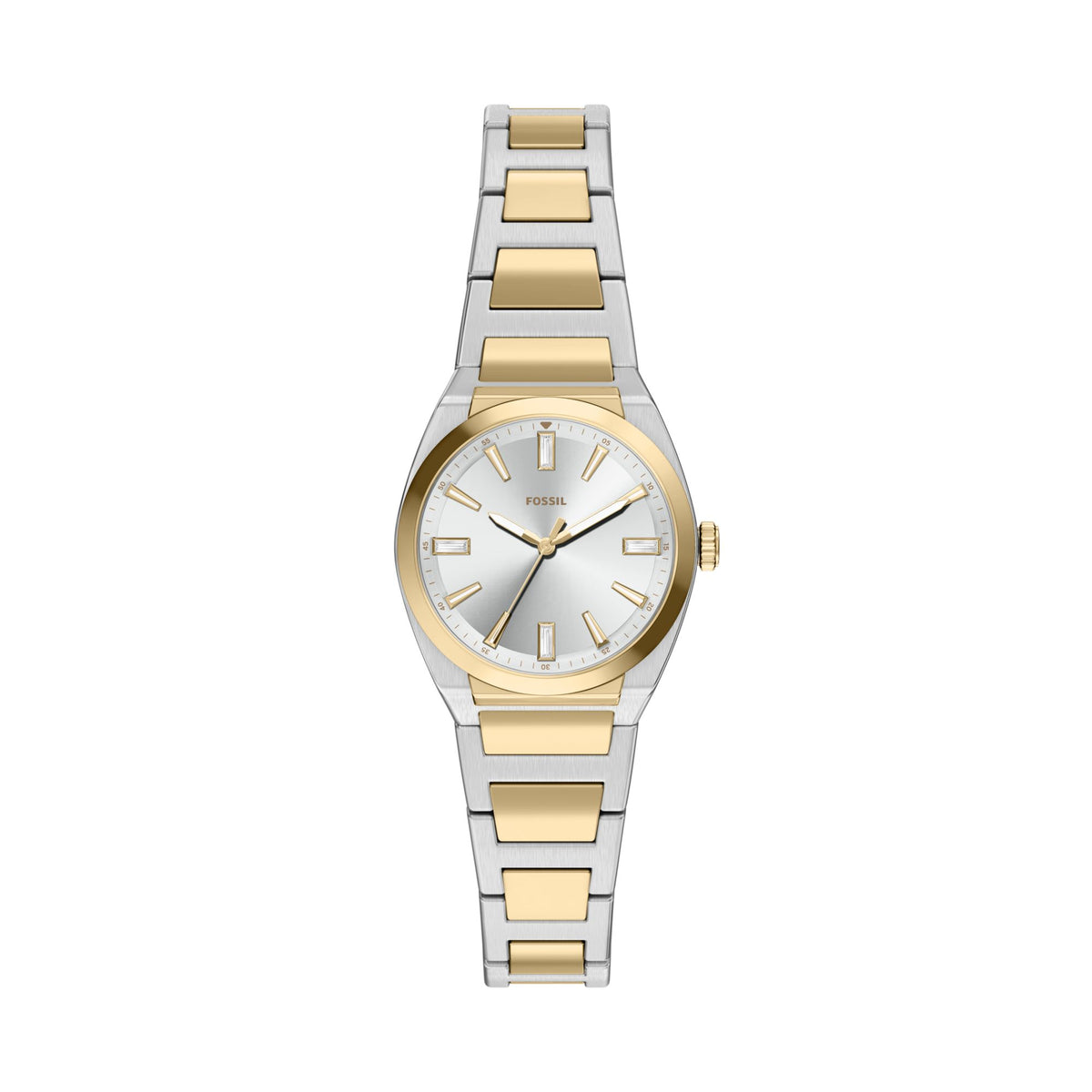 Fossil Women's Everett Three-Hand Two-Tone Stainless Steel Watch -  ES5494